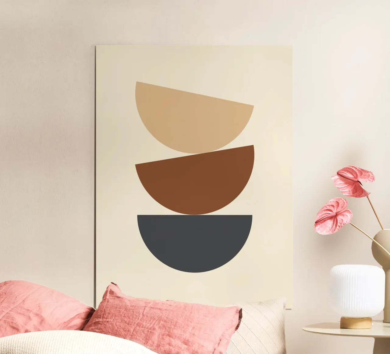 Astratto Boho metà secolo Pattern 12 carta hahnemühle da Paigaam Studio