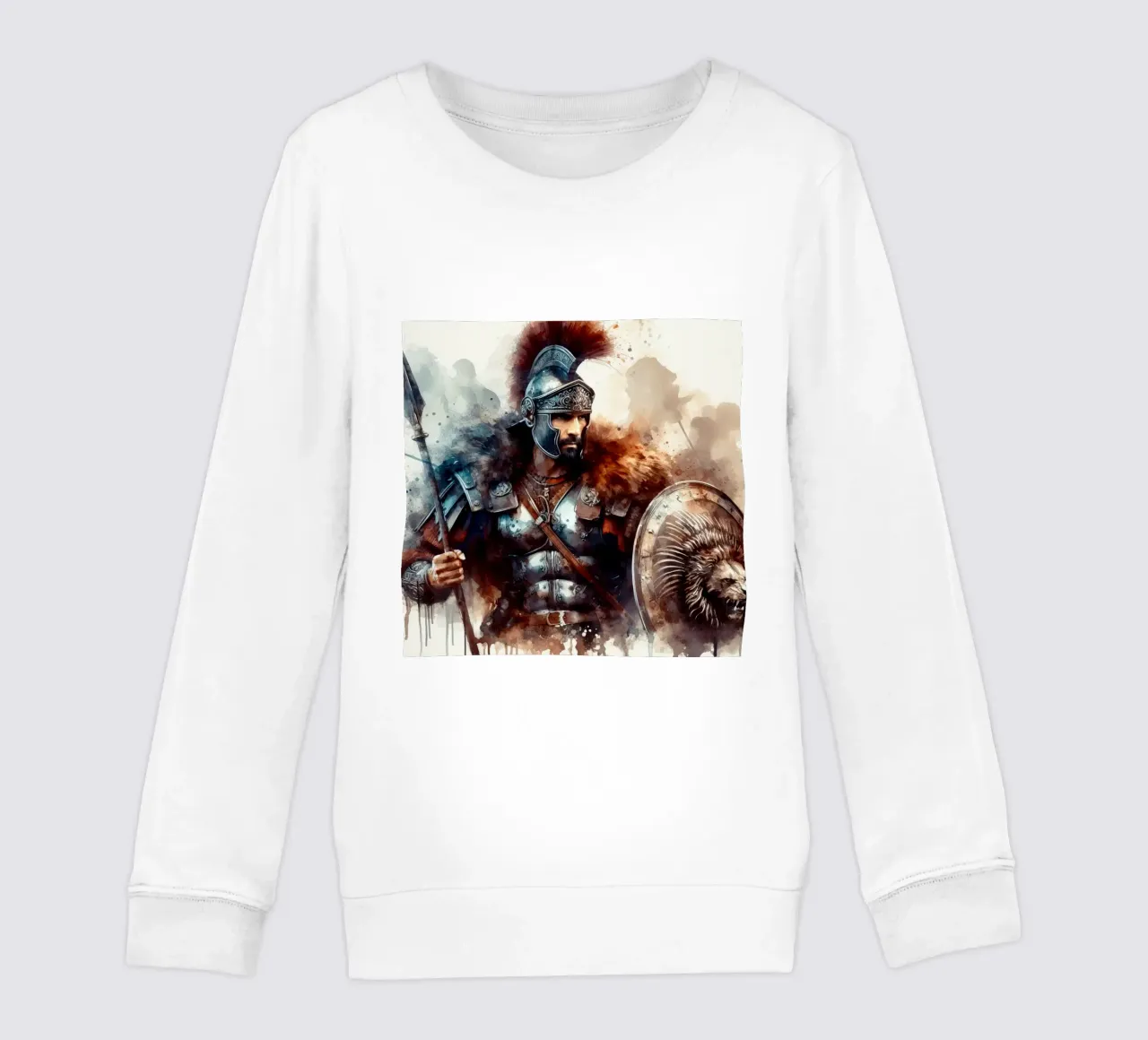 Guerriero romano in acquerello felpa bambino da 🎁 ARTVI-SHOP