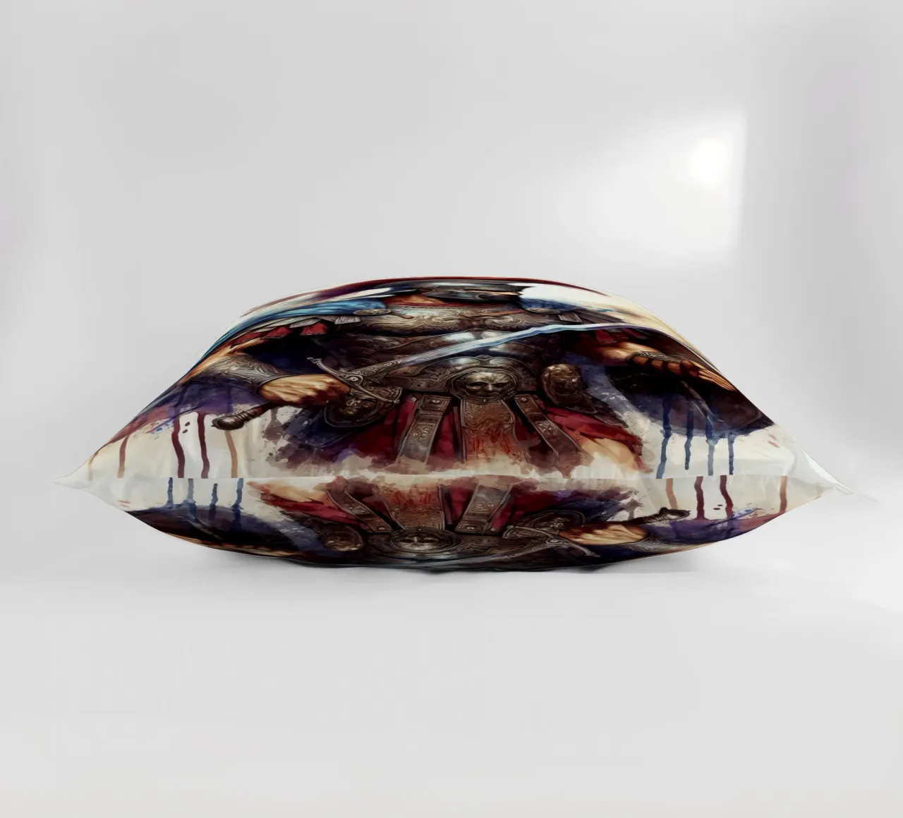Guerriero romano in acquerello cuscino da 🎁 ARTVI-SHOP
