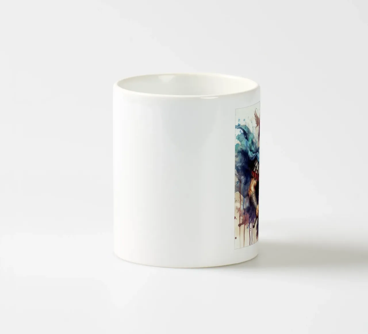 Guerriero romano in acquerello tazza in ceramica da 🎁 ARTVI-SHOP