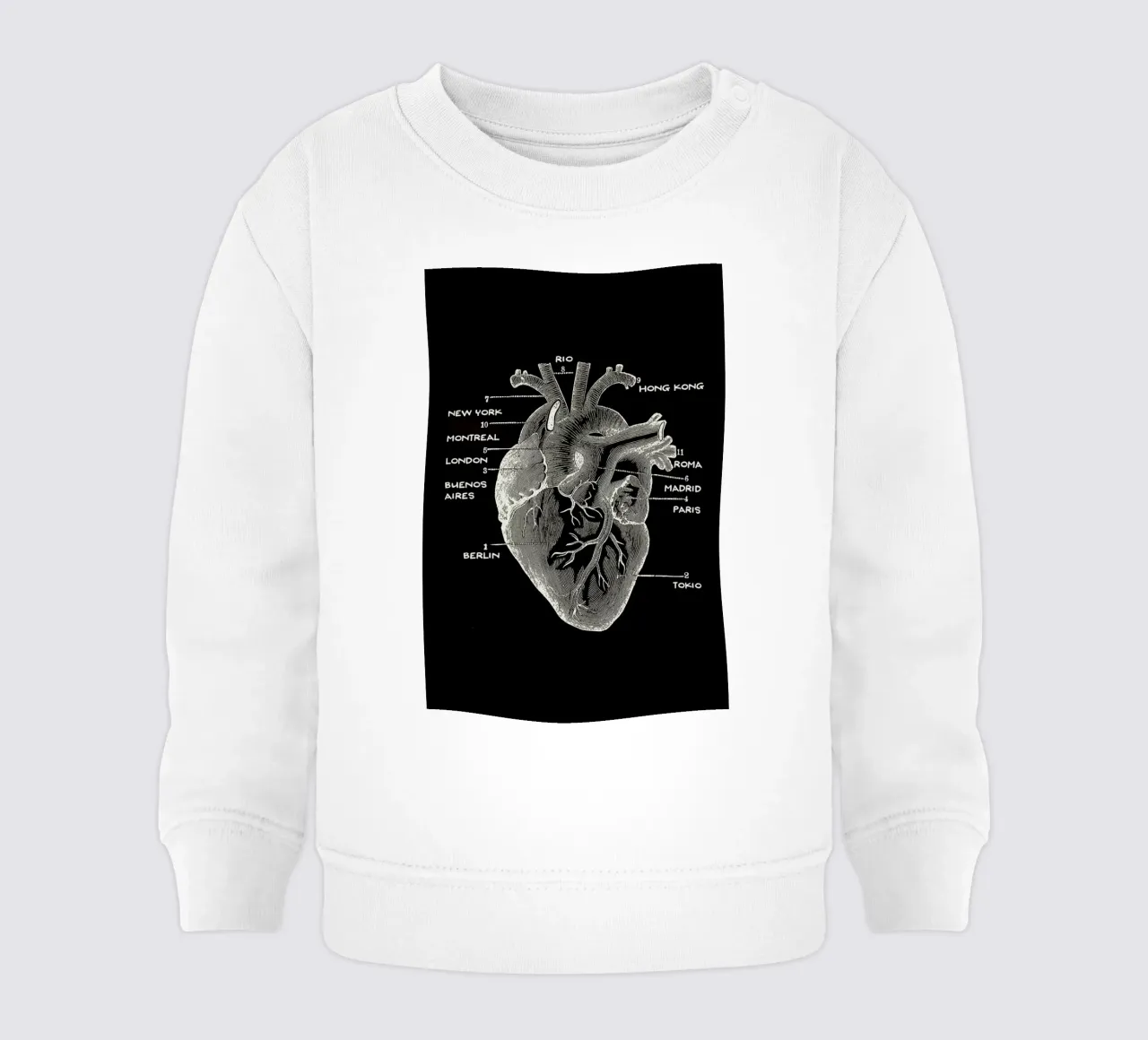 Nomad Heart felpa neonato da Tobe Fonseca