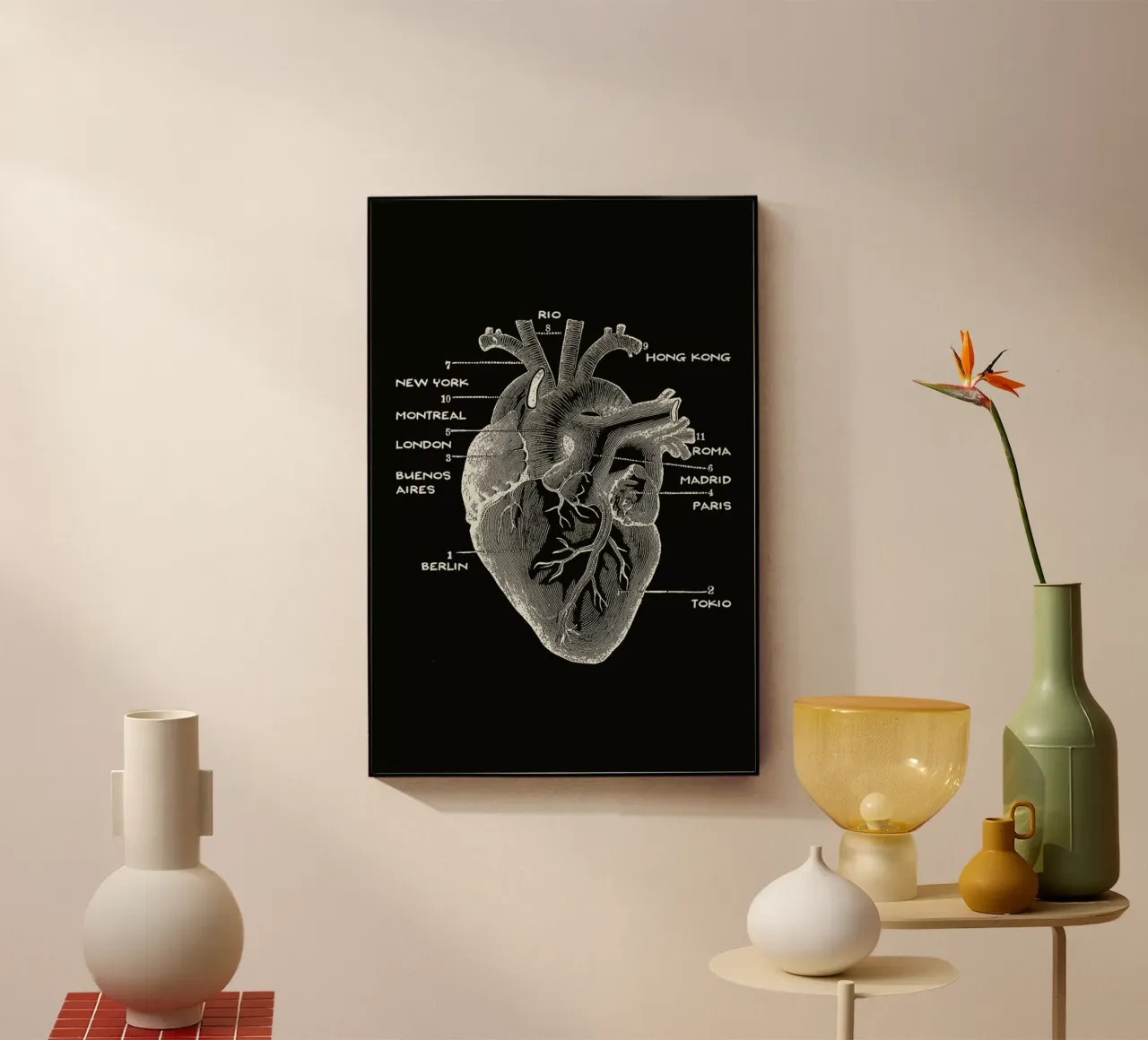 Nomad Heart plexiglass da Tobe Fonseca