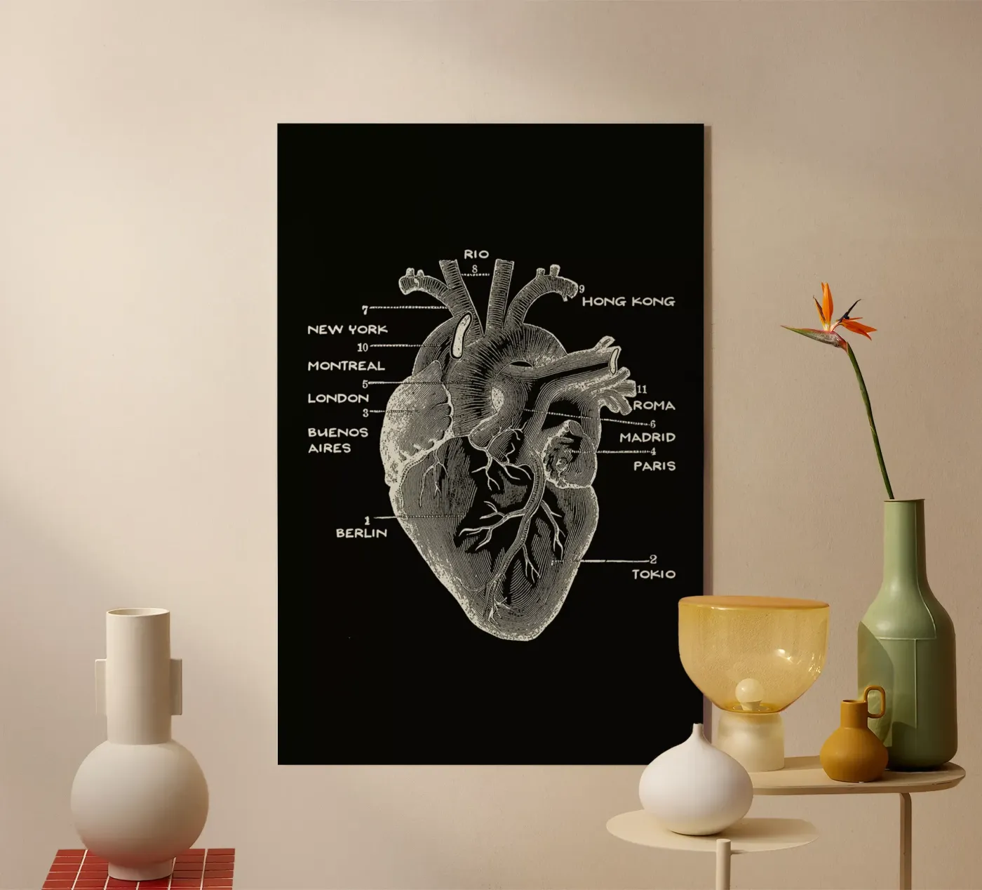 Nomad Heart plexiglass da Tobe Fonseca