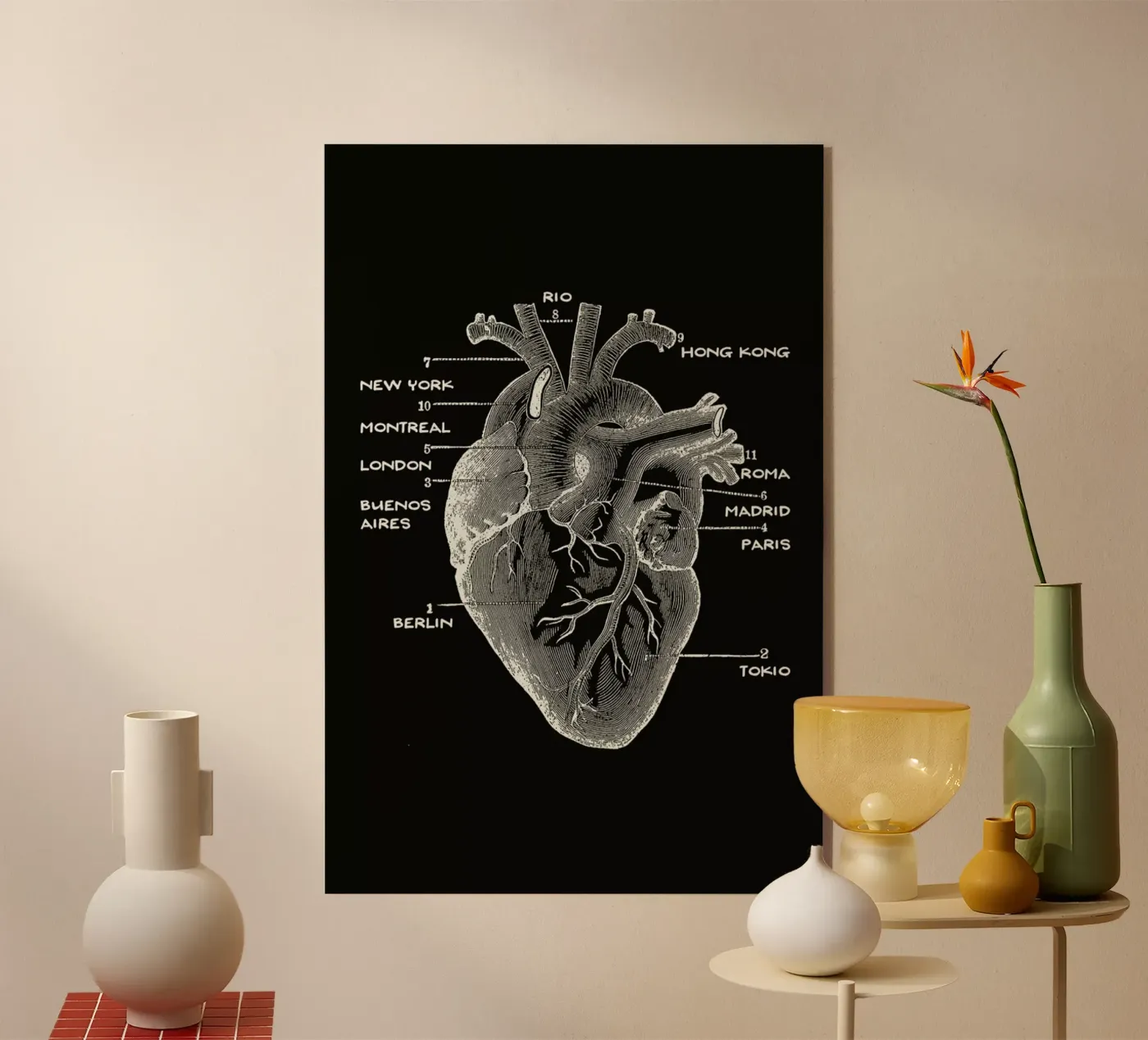 Nomad Heart plexiglass da Tobe Fonseca