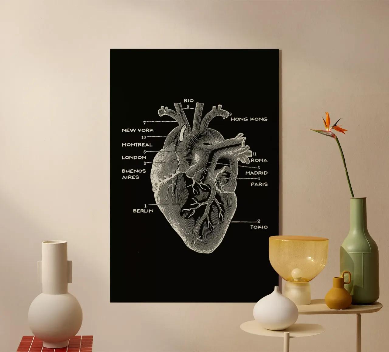 Nomad Heart plexiglass da Tobe Fonseca
