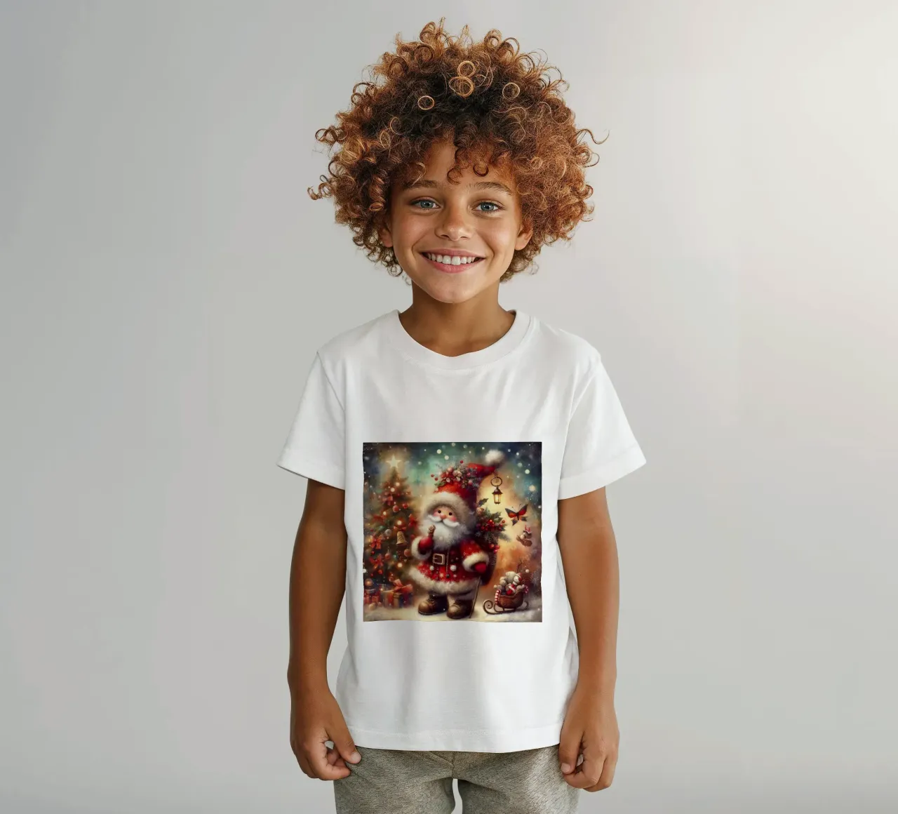 Kerstman kinder t-shirt van 🎁 ARTVI-SHOP