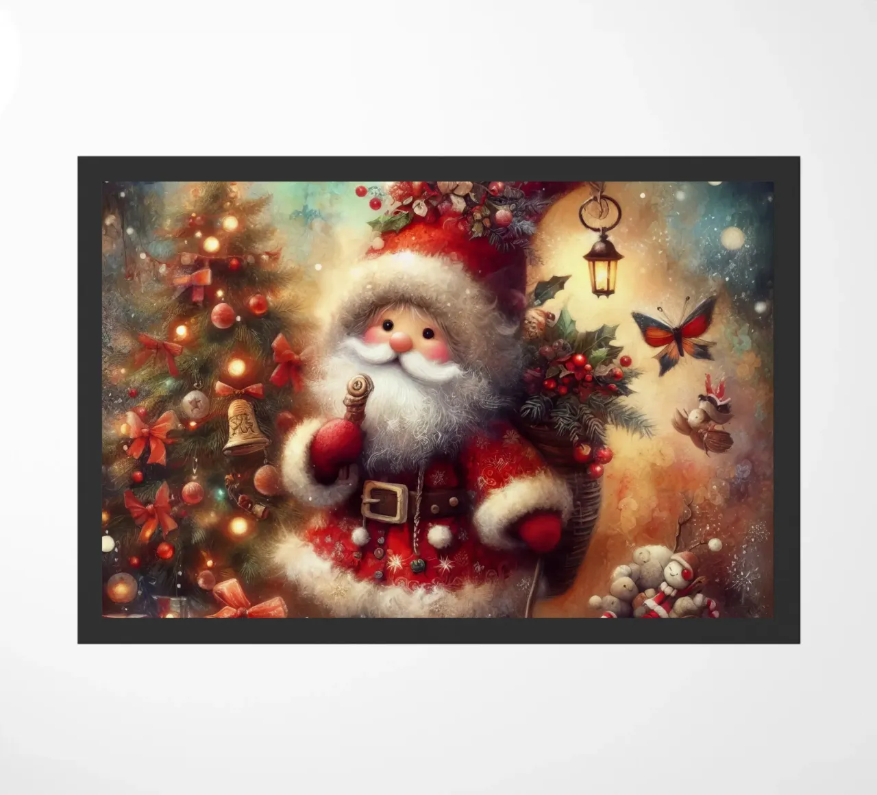 Santa Claus doormat by 🎁 ARTVI-SHOP