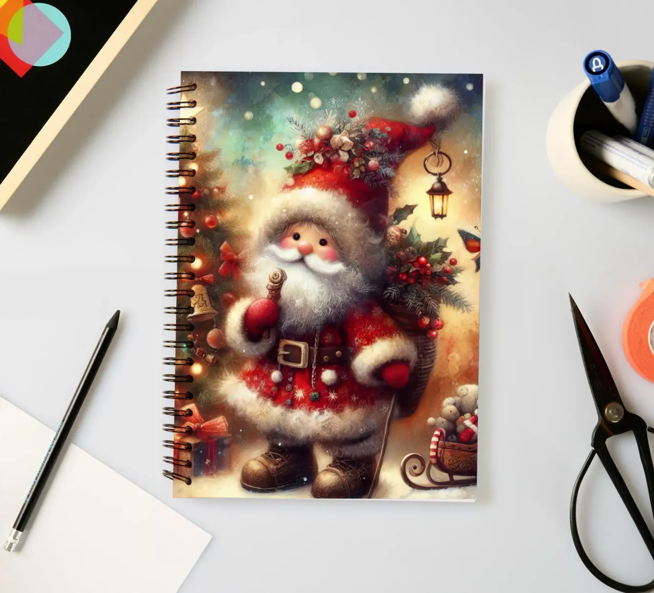 Santa Claus spiral notebook by 🎁 ARTVI-SHOP