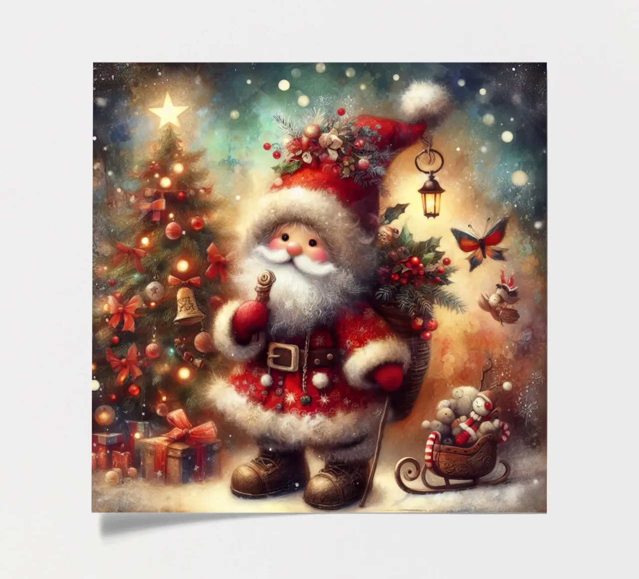 Santa Claus sticker sheet by 🎁 ARTVI-SHOP