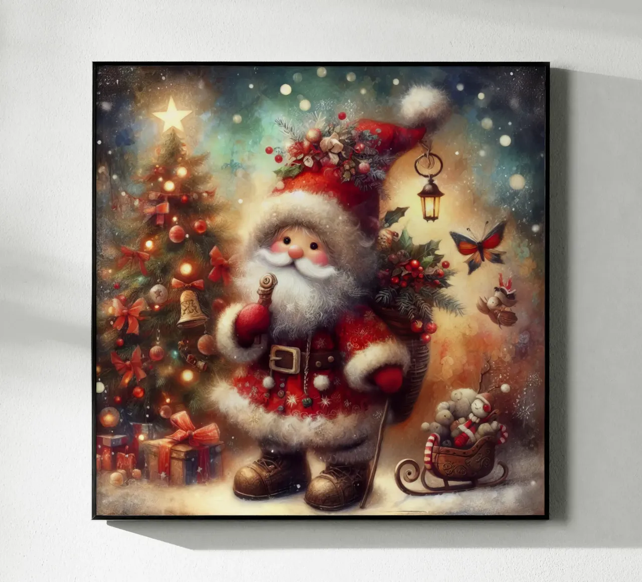Babbo Natale plexiglass da 🎁 NOBELART