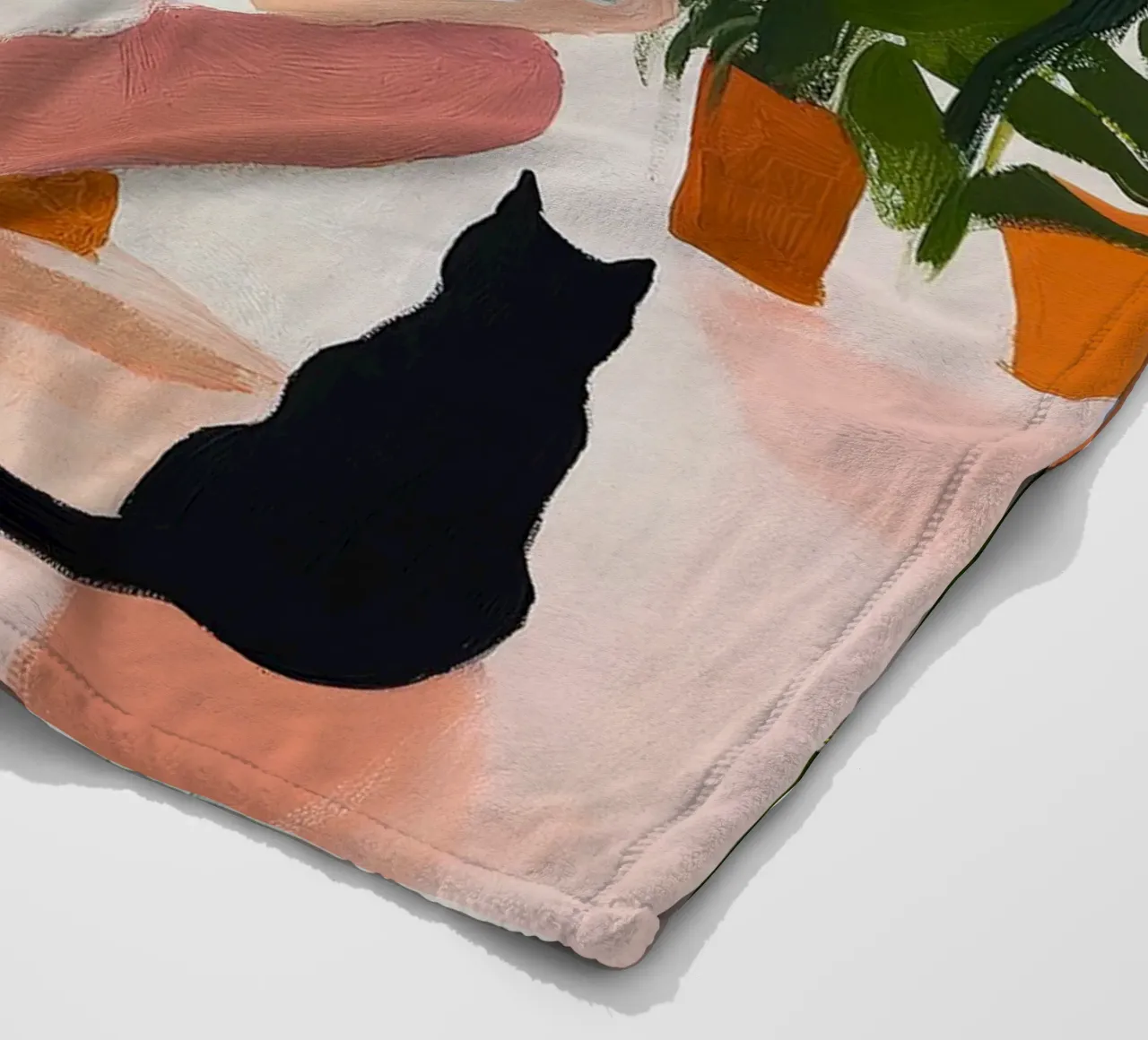 Yoga Chat Prendre soin de soi plaid polaire de Euphoria Theresa