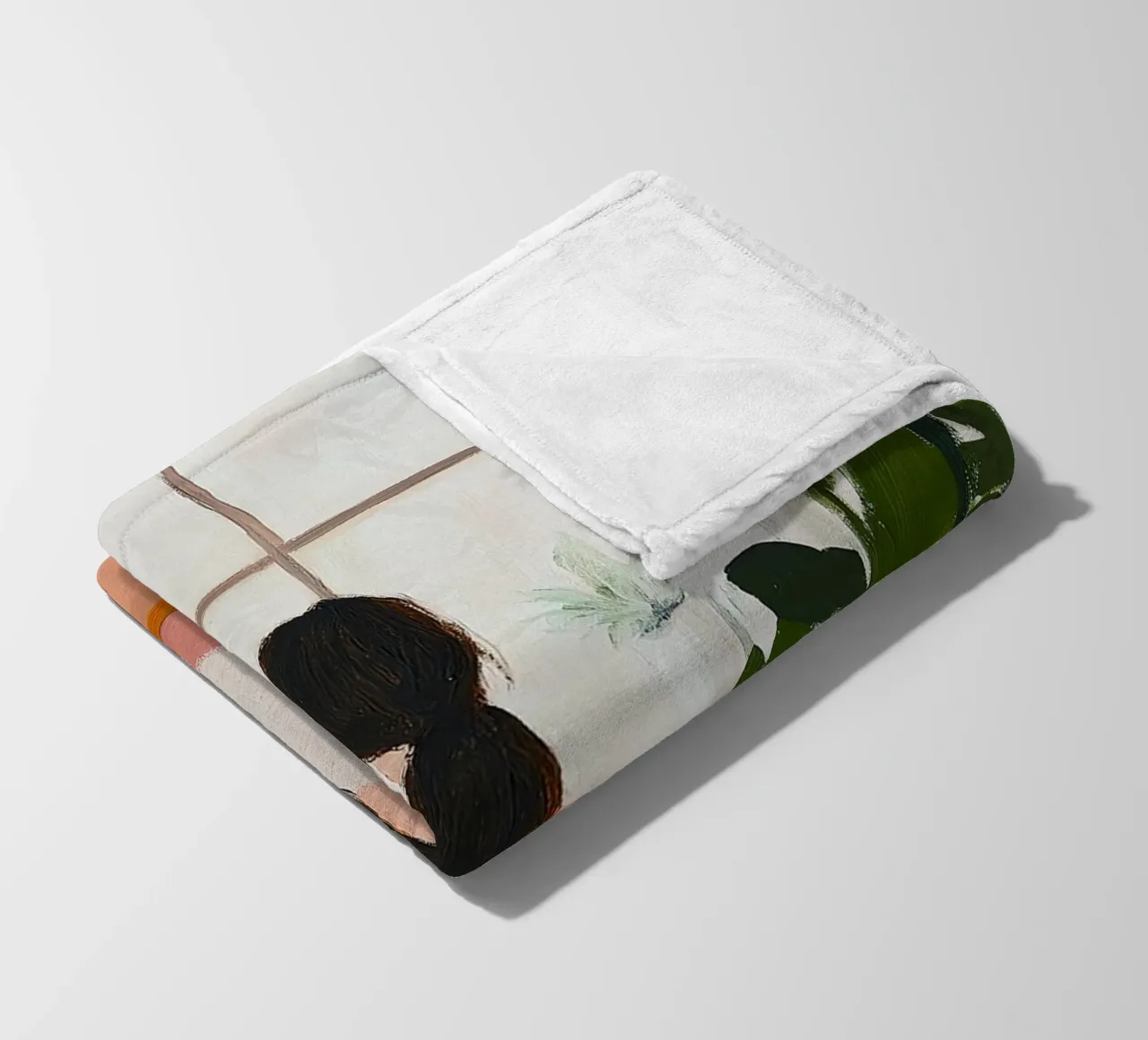 Yoga Chat Prendre soin de soi plaid polaire de Euphoria Theresa