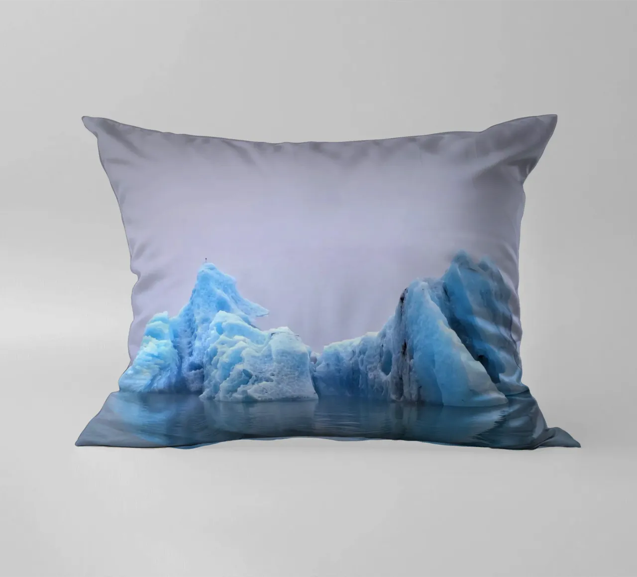 Iceland #02: majesty of blue ice cuscino da zenitt