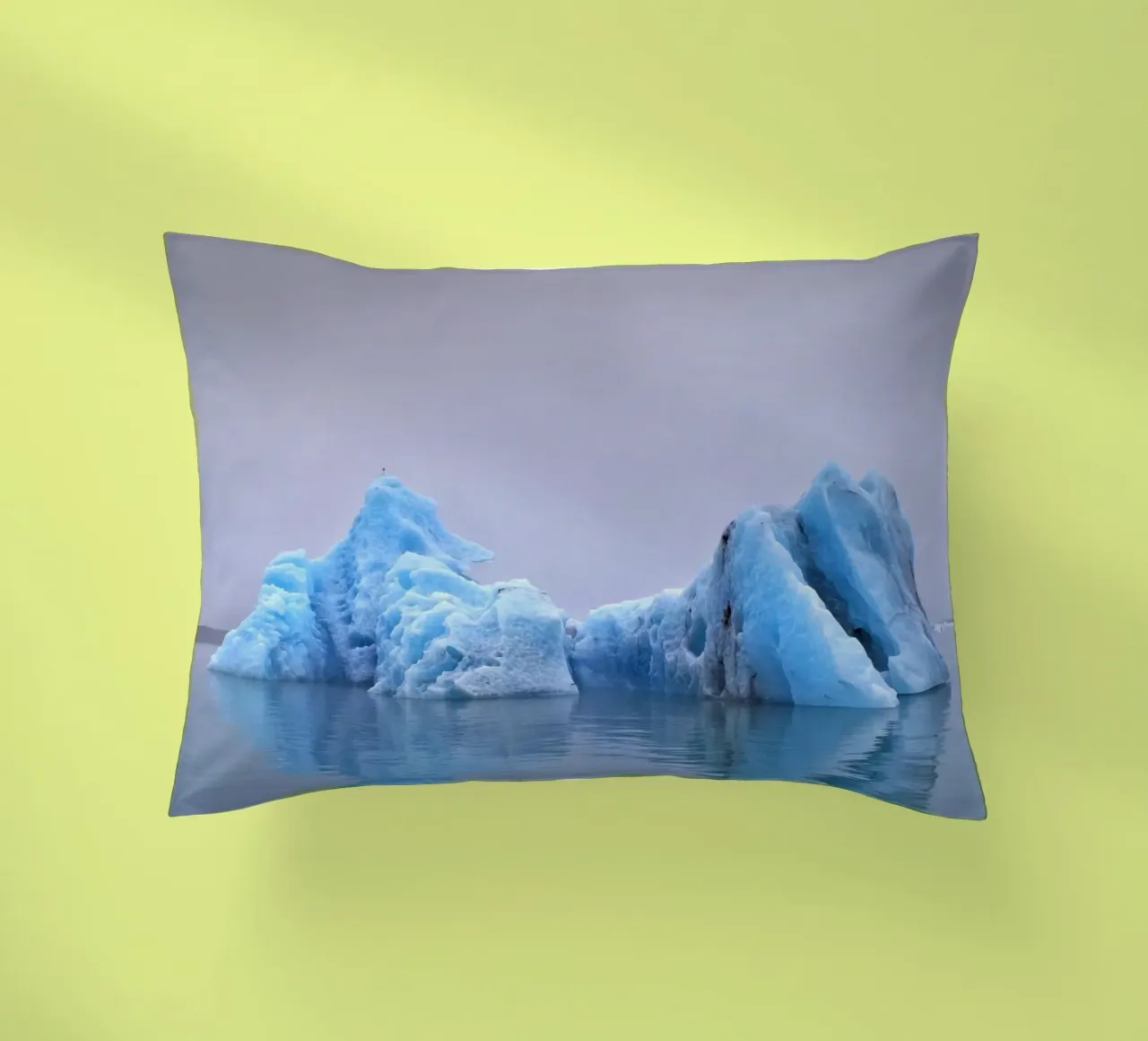 Iceland #02: majesty of blue ice cuscino da zenitt