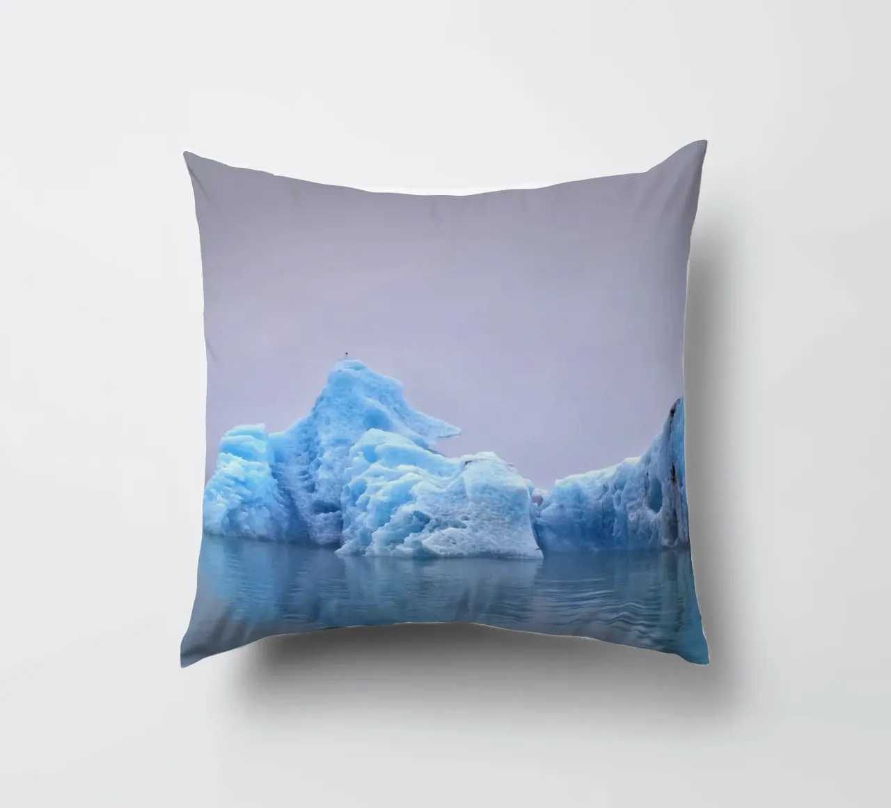 Iceland #02: majesty of blue ice cuscino da zenitt