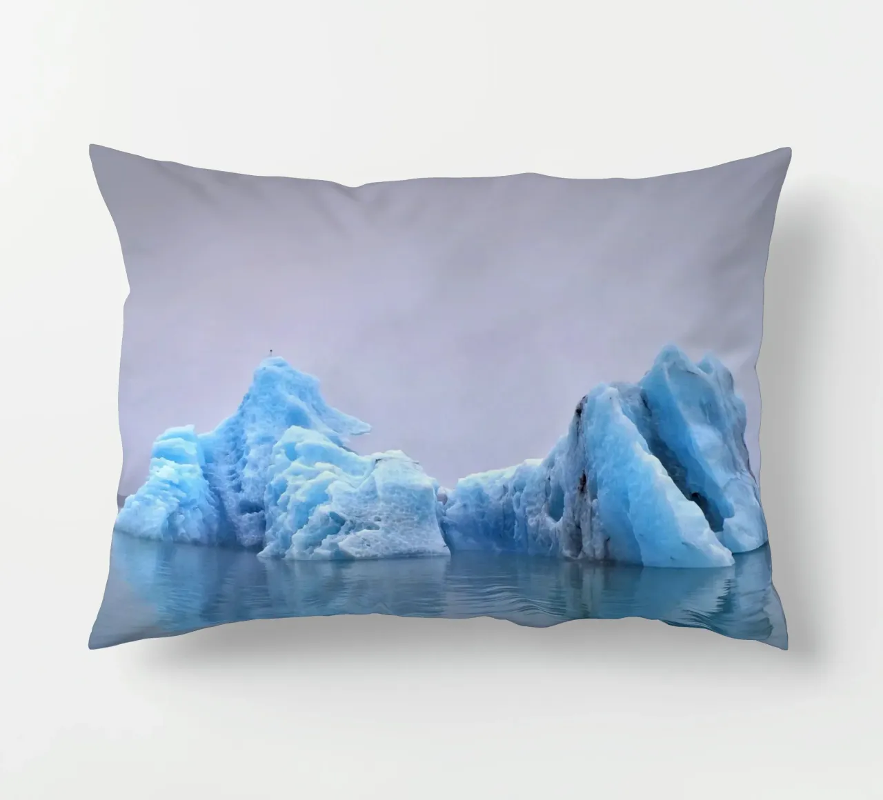 Iceland #02: majesty of blue ice cuscino da zenitt