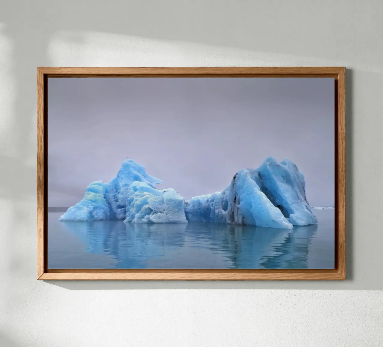 Iceland #02: majesty of blue ice alu-dibond by zenitt