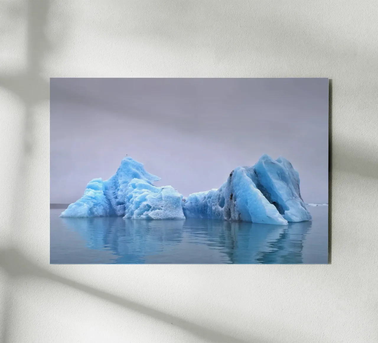 Iceland #02: majesty of blue ice alu-dibond by zenitt
