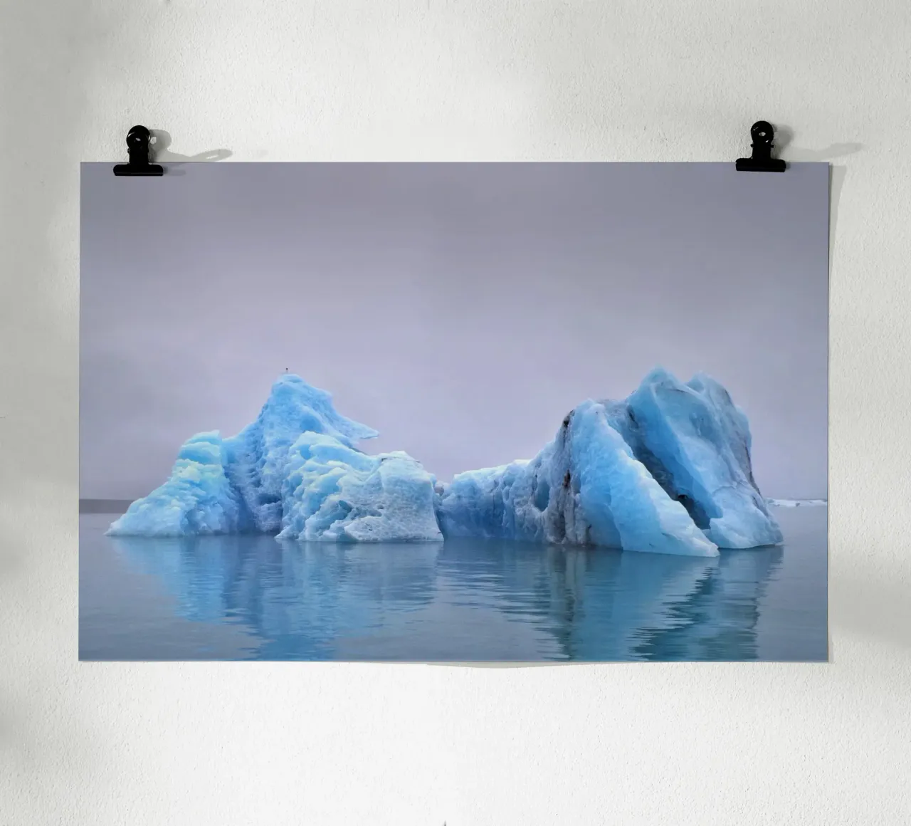 Iceland #02: majesty of blue ice carta hahnemühle da zenitt