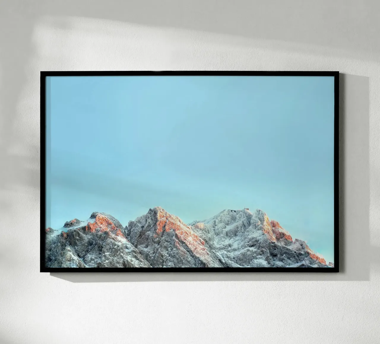 Majestic Zugspitze poster with aluminum frame by zenitt