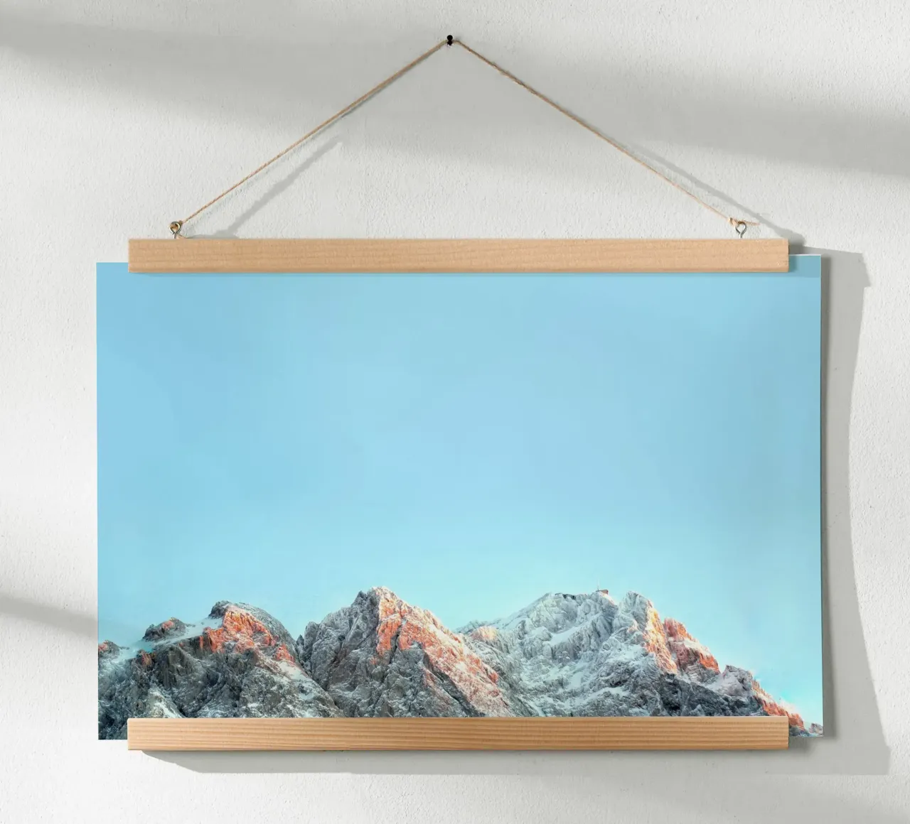 Majestic Zugspitze poster with aluminum frame by zenitt