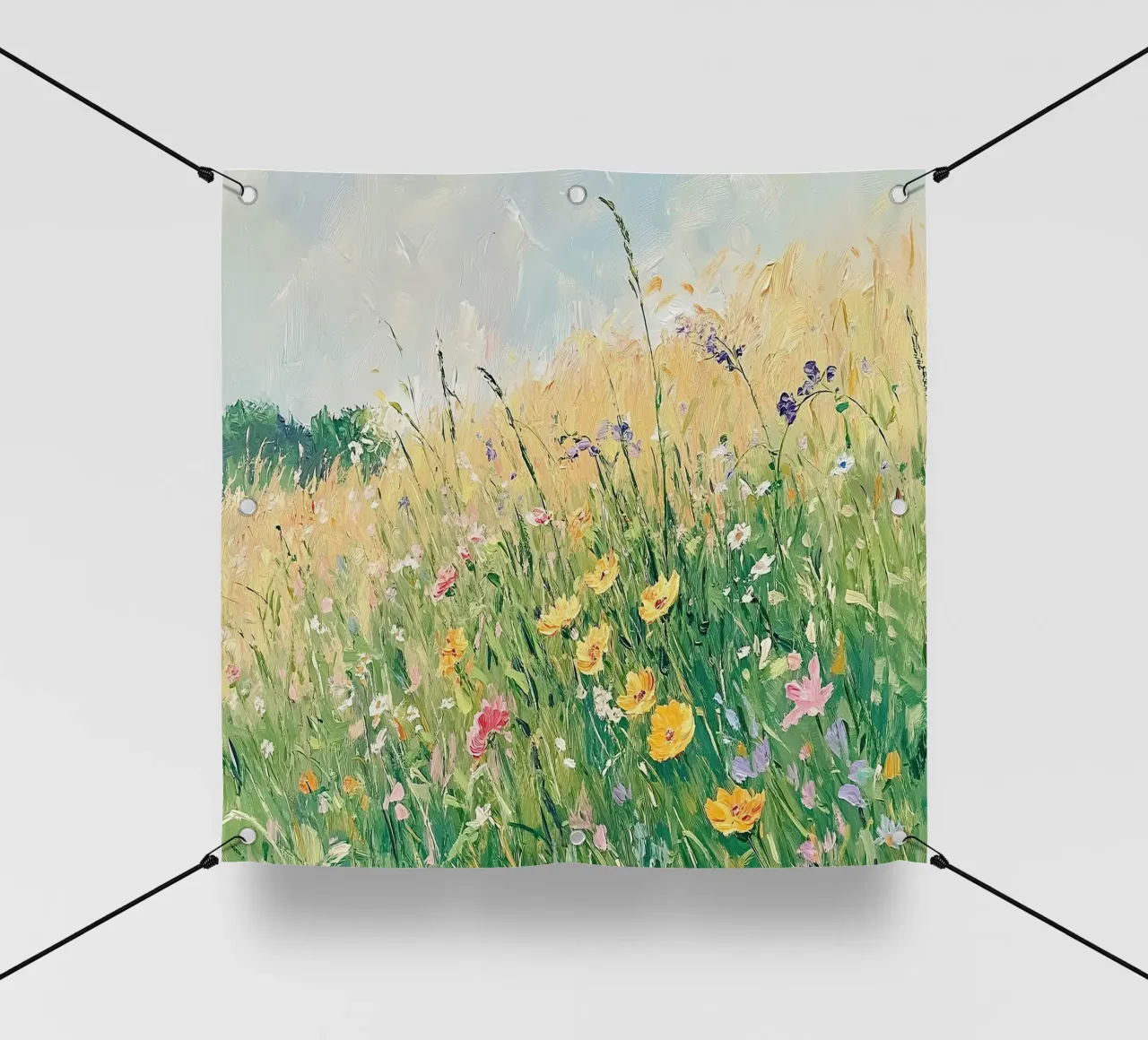 Fiori selvatici I telo in pvc da Euphoria Theresa