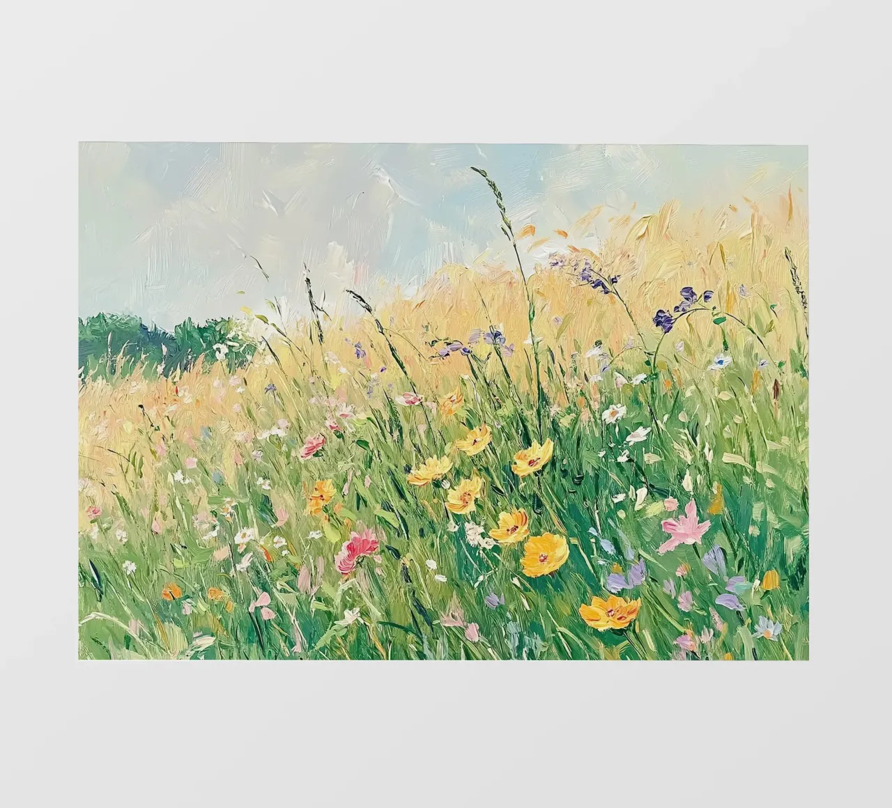 Fiori selvatici I telo in pvc da Euphoria Theresa