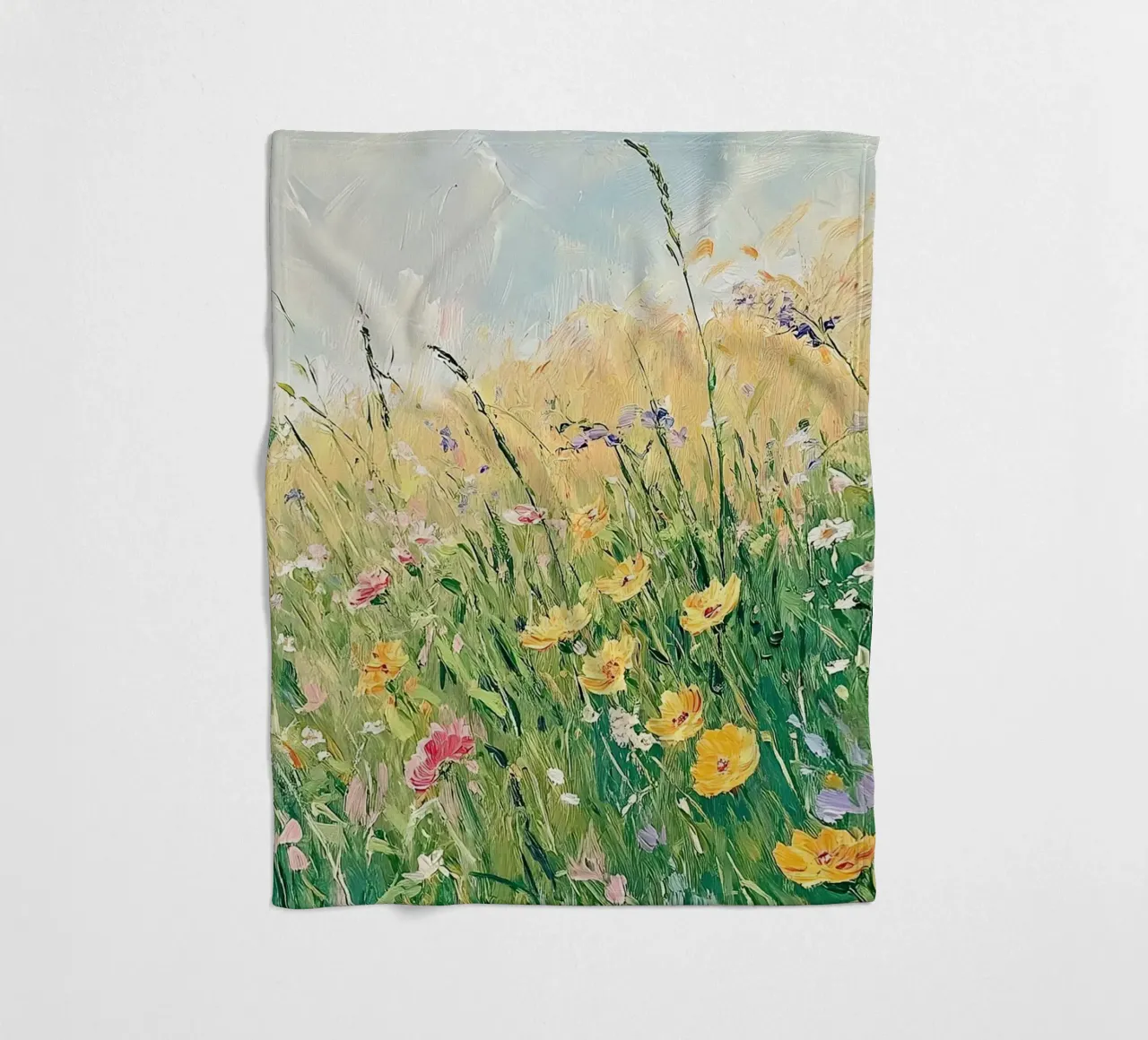 Fiori selvatici I coperta in pile da Euphoria Theresa