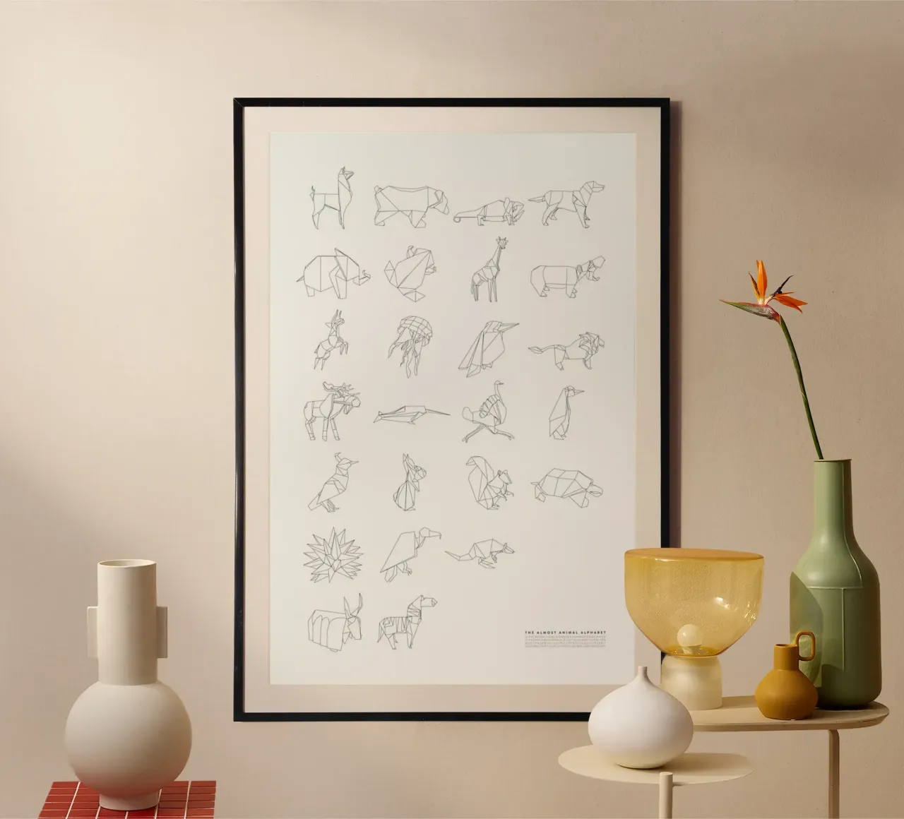 Almost Animal Alphabet poster da Julia Marquardt-Lott