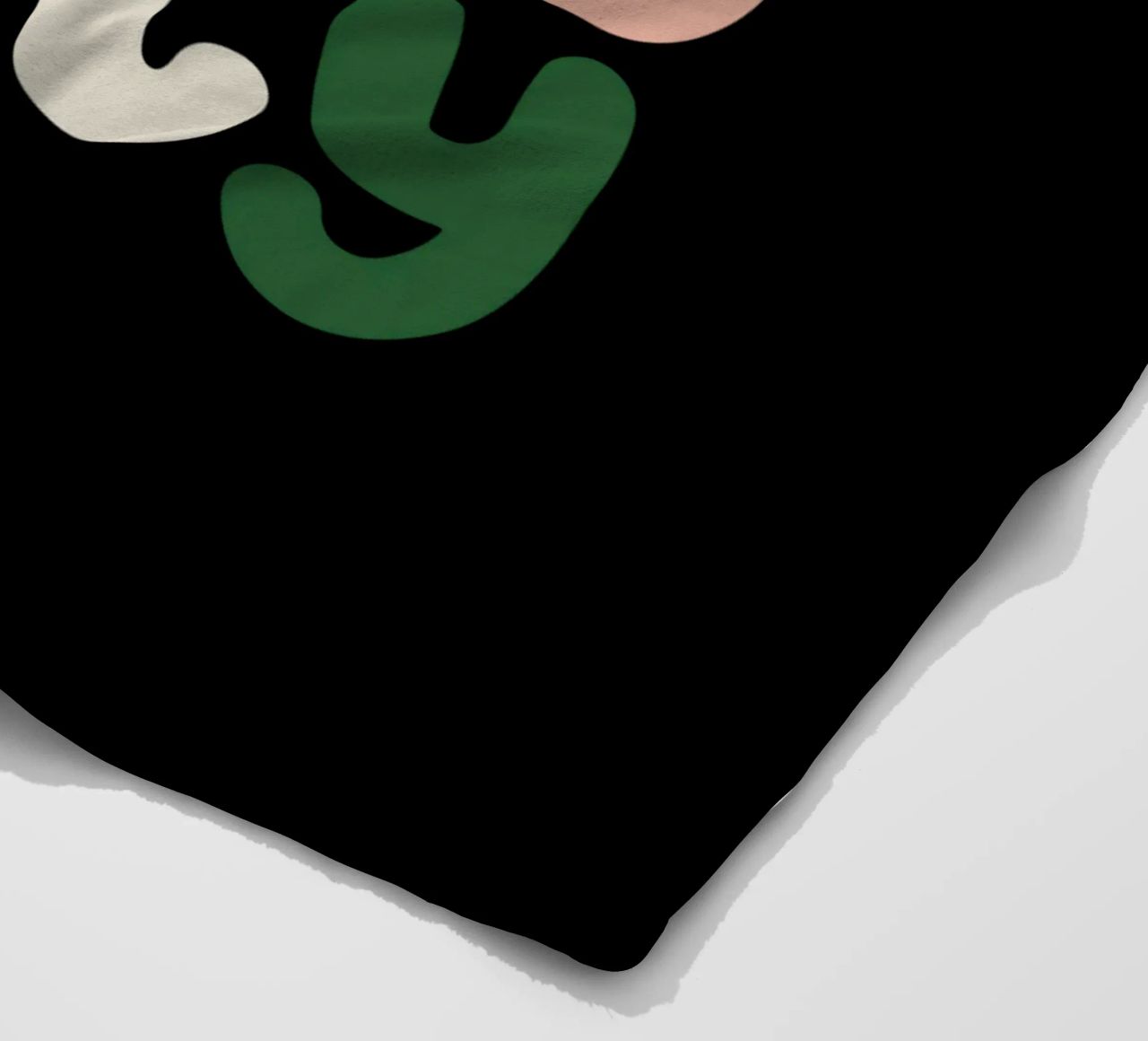 Good Vibes Only Colourful Typografie Design coperta in pile da THE MOTIVATED TYPE