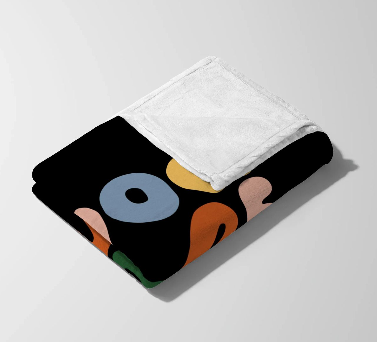 Good Vibes Only Colourful Typografie Design coperta in pile da THE MOTIVATED TYPE