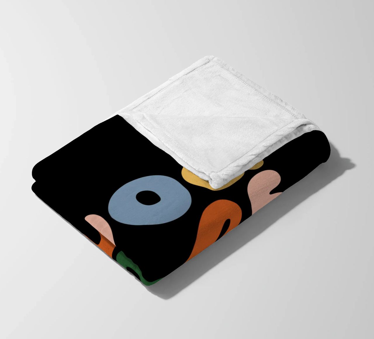Good Vibes Only Colourful Typografie Design coperta in pile da THE MOTIVATED TYPE