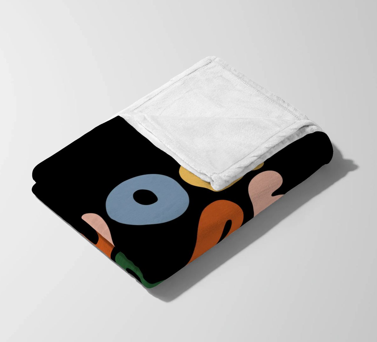 Good Vibes Only Colourful Typografie Design coperta in pile da THE MOTIVATED TYPE