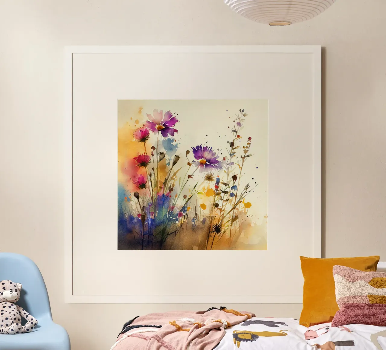 Prato pieno di fiori carta hahnemühle da Justyna Jaszke JBJart