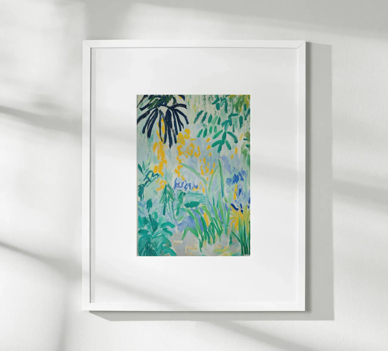 Matisse ispira il fauvismo Fiori di giardino I poster con telaio in legno da Euphoria Theresa