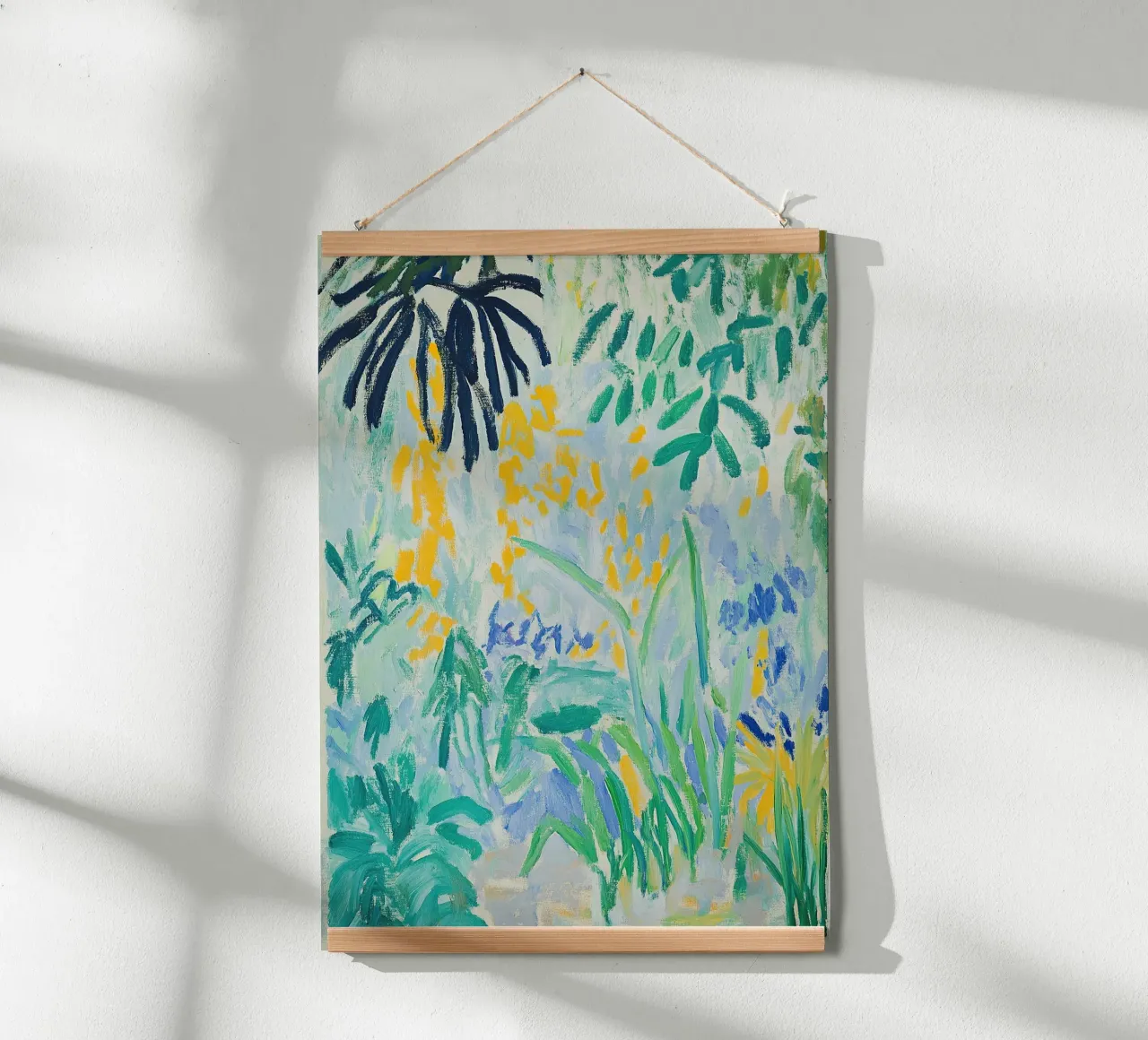 Matisse ispira il fauvismo Fiori di giardino I poster con telaio in legno da Euphoria Theresa
