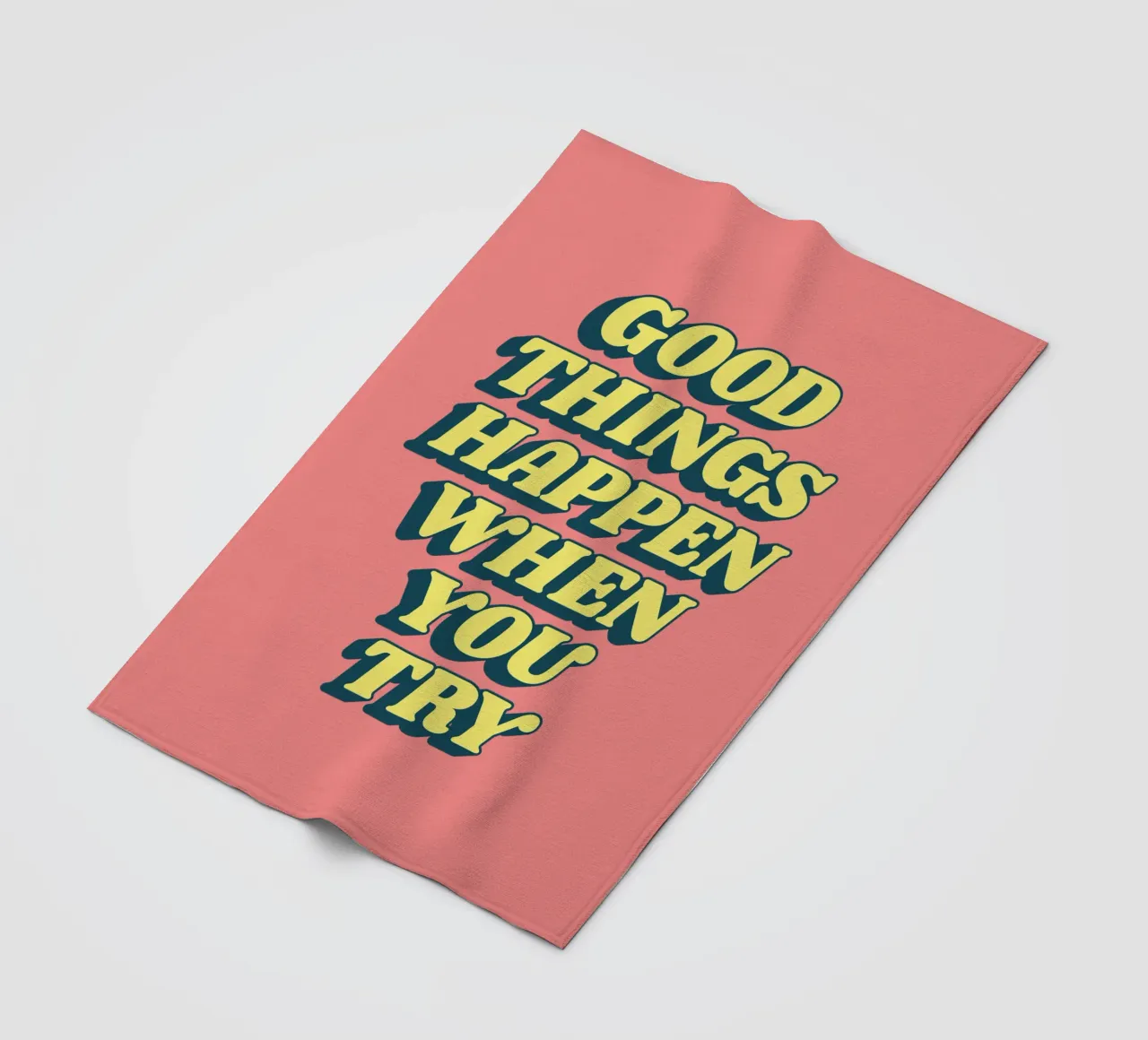Succedono cose belle quando si prova il design tipografico coperta in pile da THE MOTIVATED TYPE