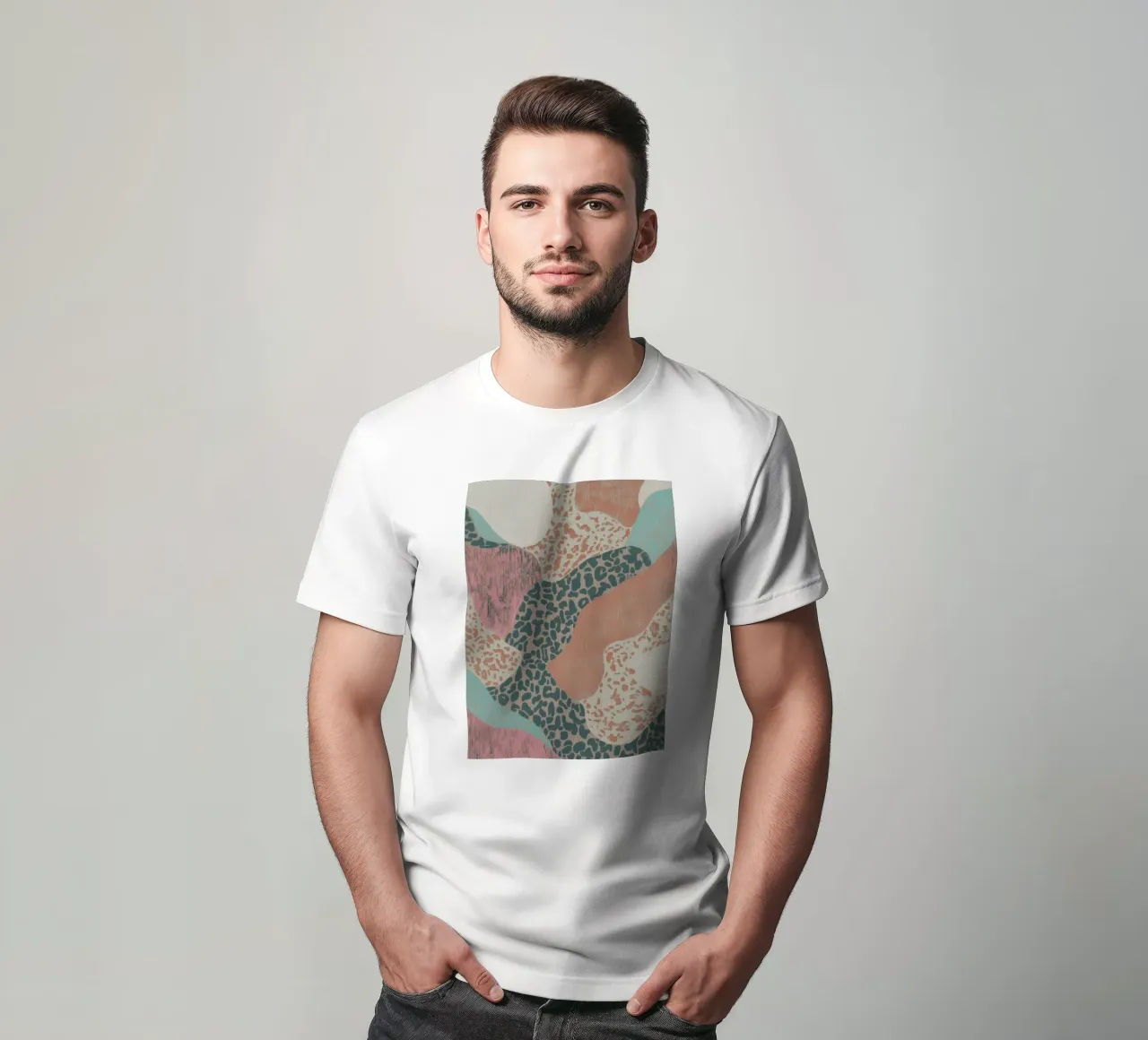 Collage retrò Textil Almada t-shirt da Carinaprint