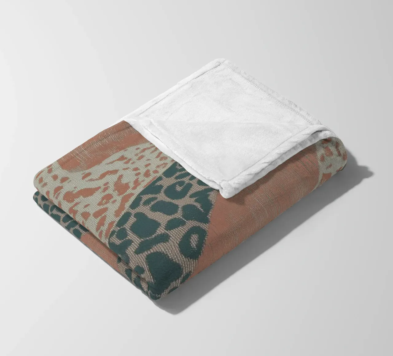 Collage retrò Textil Almada coperta in pile da Carinaprint
