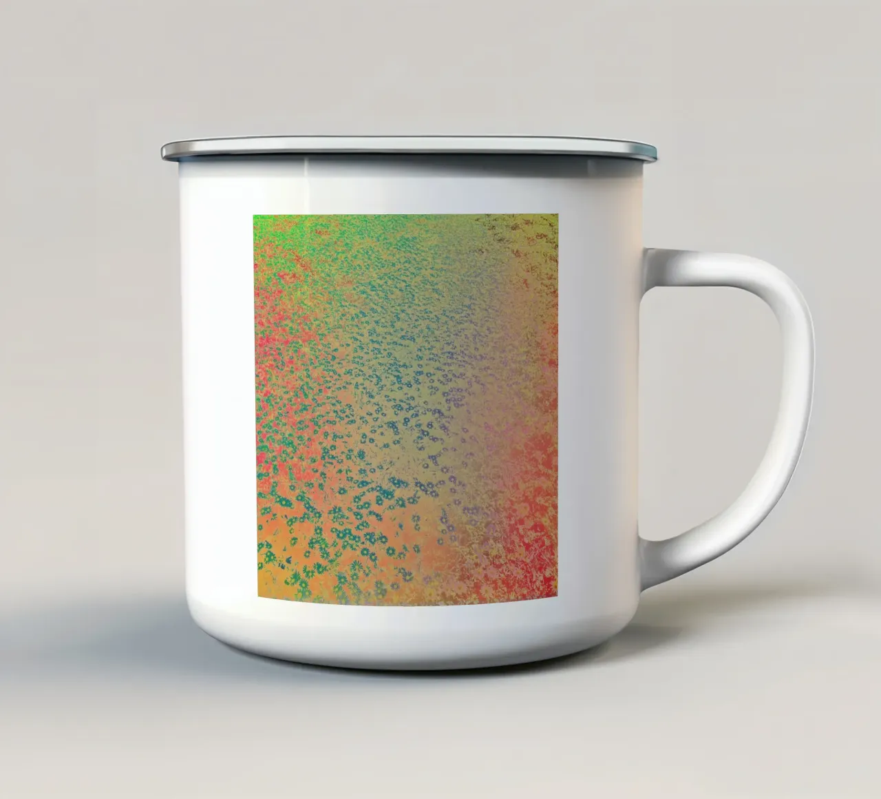 Daisy Burst tazza in smalto da Emma Zoe Brew