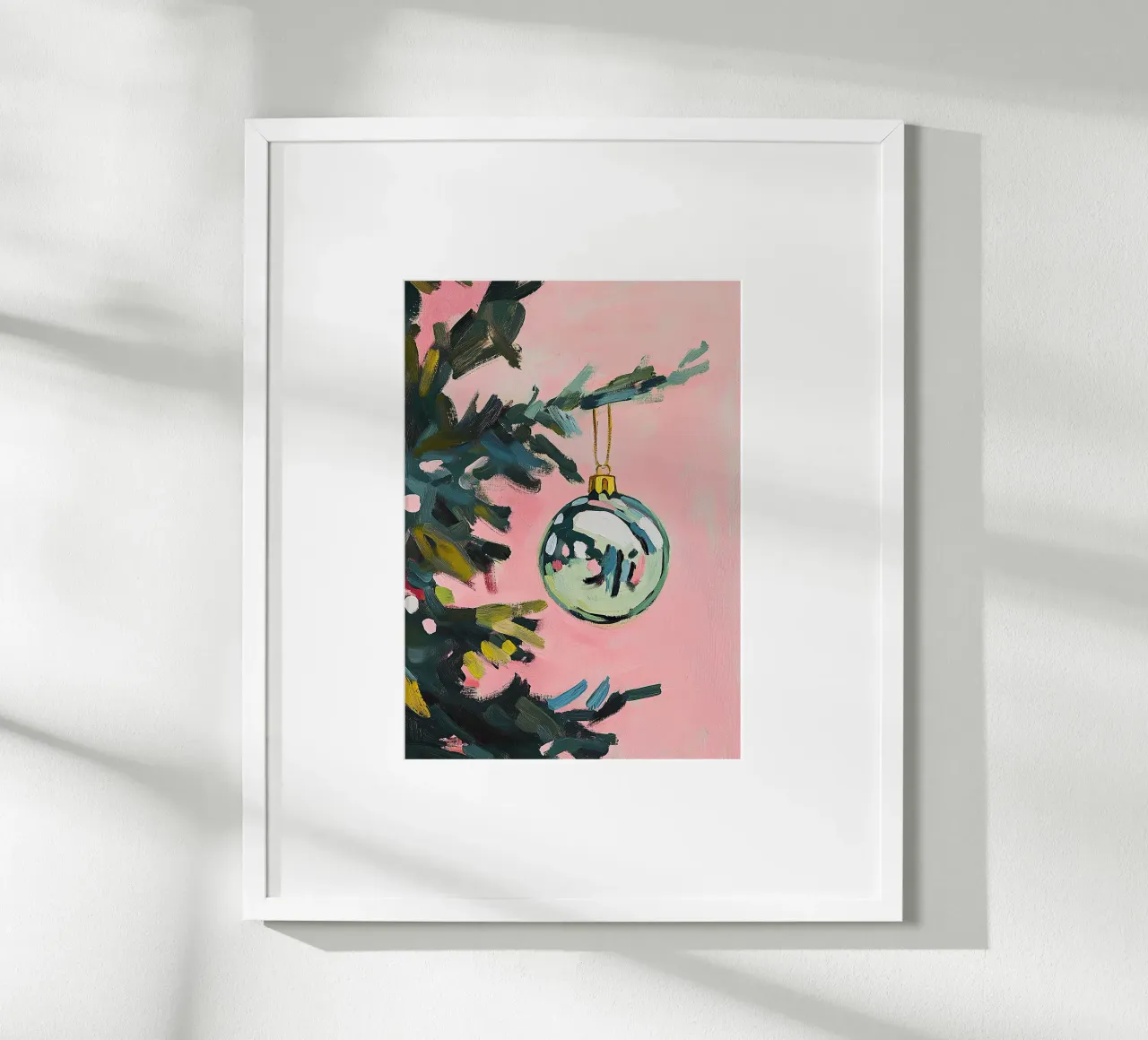 Guaina per albero di Natale Guaina di Natale Natale I poster con telaio in legno da Euphoria Theresa