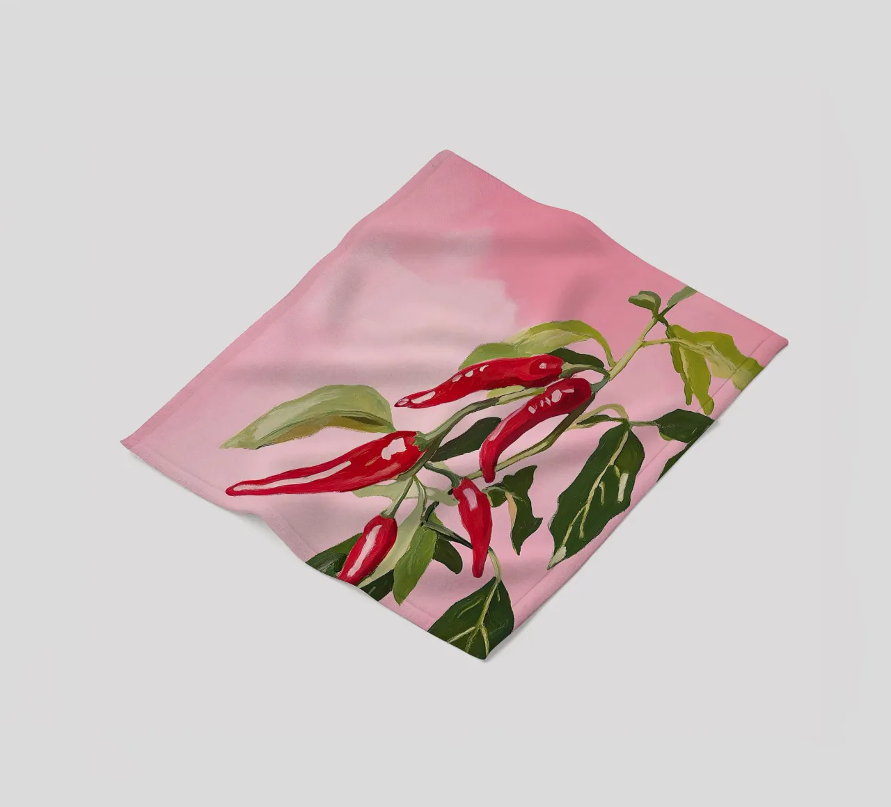 Paprika I fleece blanket by Euphoria Theresa