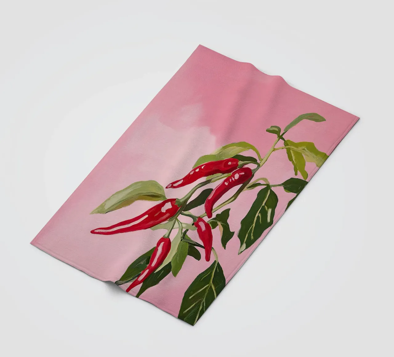 Paprika I fleece blanket by Euphoria Theresa