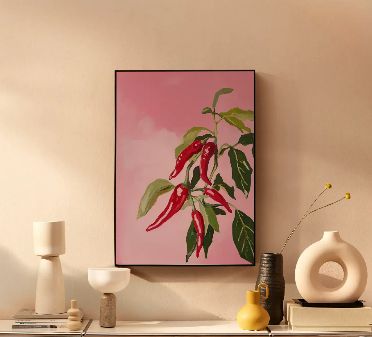 Paprika I alu-dibond by Euphoria Theresa