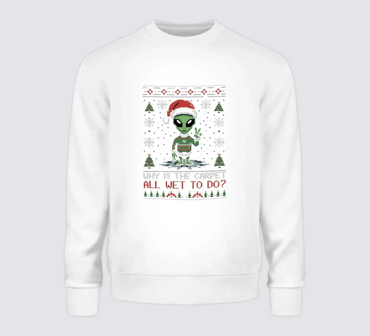 Why is the carpet all wet? Sweatshirt von edsonramosart