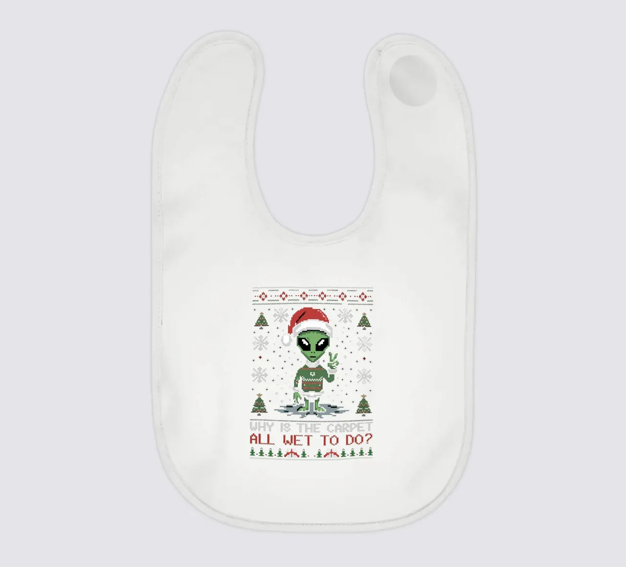 Why is the carpet all wet? bavaglino da edsonramosart