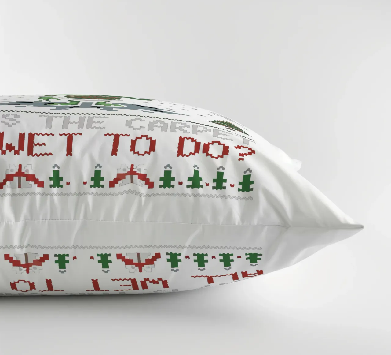 Why is the carpet all wet? cuscino da edsonramosart