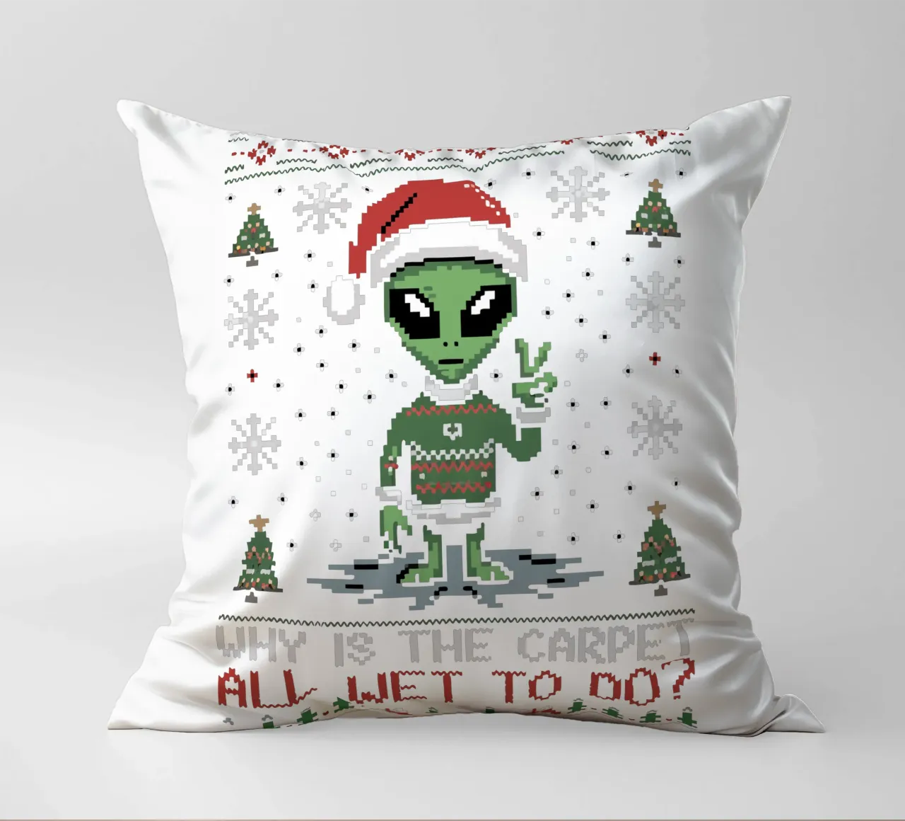 Why is the carpet all wet? cuscino da edsonramosart