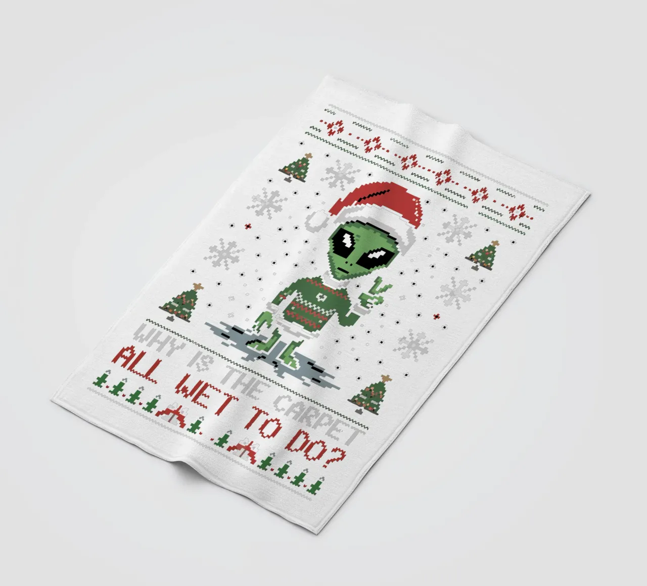 Why is the carpet all wet? coperta in pile da edsonramosart