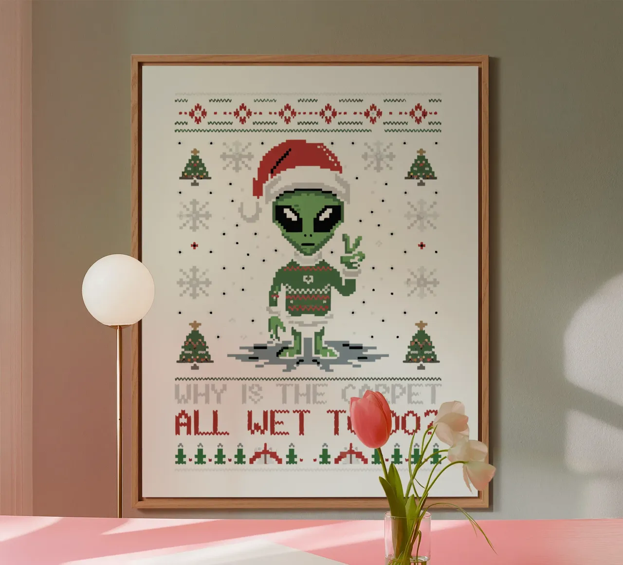 Why is the carpet all wet? alluminio dibond da edsonramosart